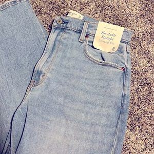 Abercrombie & Fitch, New, The Ankle Straight Ultra High Rise Jeans, 30 Short